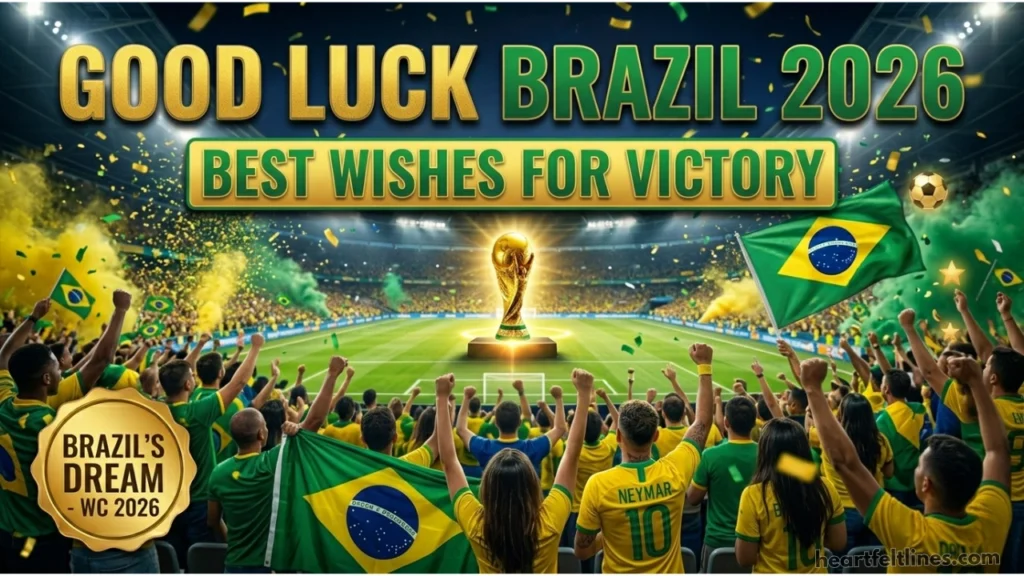 Best Brazil World Cup 2026 Good Luck Messages and Wishes