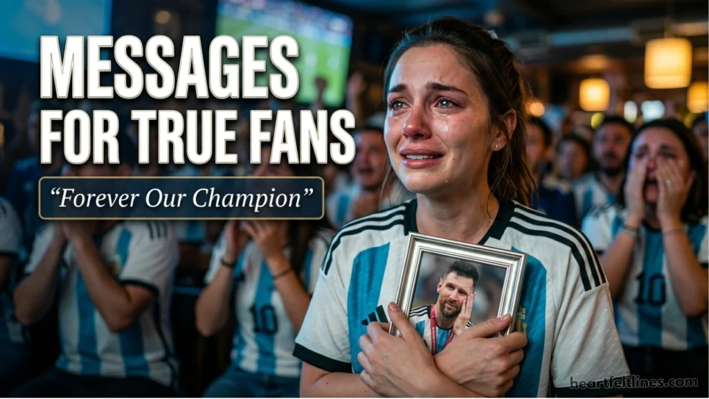 Emotional Messi Last World Cup 2026 Tribute Messages — For Every Moment