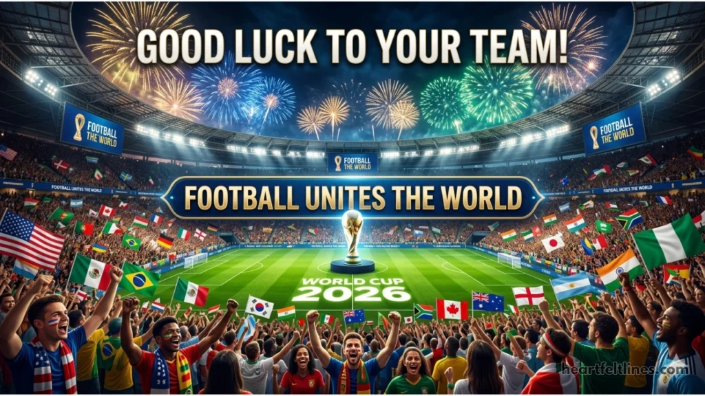 Heartfelt FIFA World Cup 2026 Blessings for Players, Teams and Fans