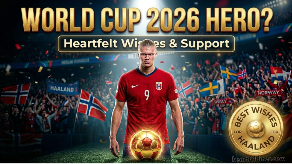 Heartfelt Erling Haaland World Cup 2026 Wishes and Messages