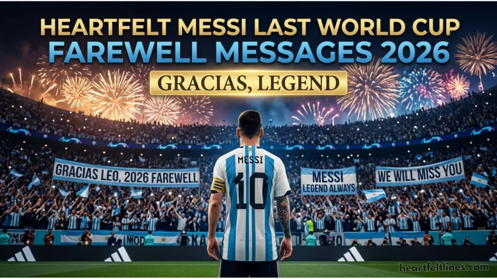 Most Inspiring Farewell Wishes for Messi in World Cup 2026