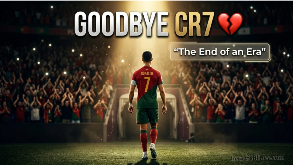 Inspiring Farewell Wishes for Ronaldo's Final World Cup 2026