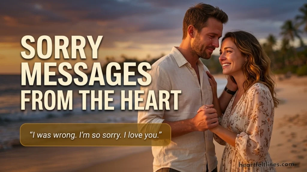 Short, Long and Unique Sorry Messages for Every Situation