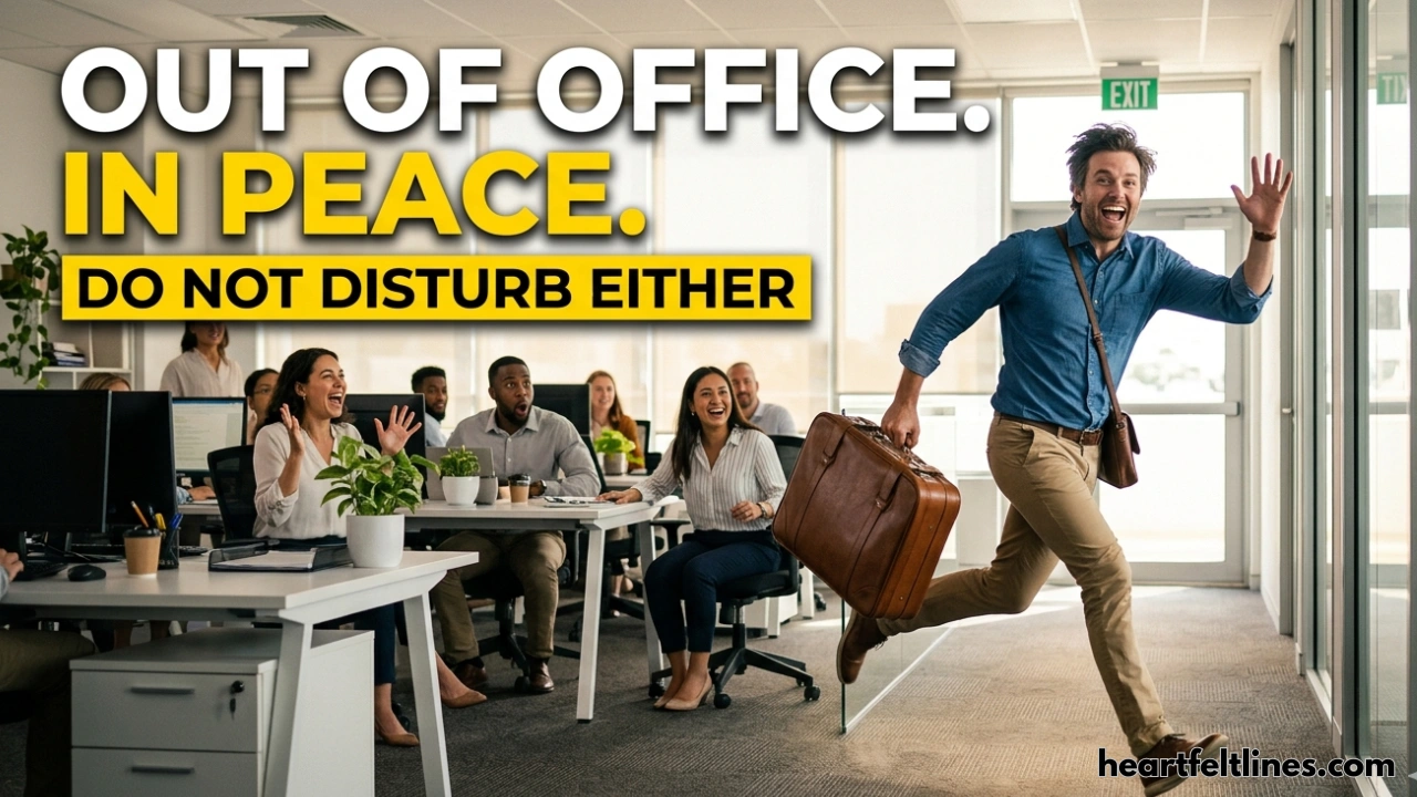 60 Hilarious Funny Out of Office Messages for Vacation Auto Replies