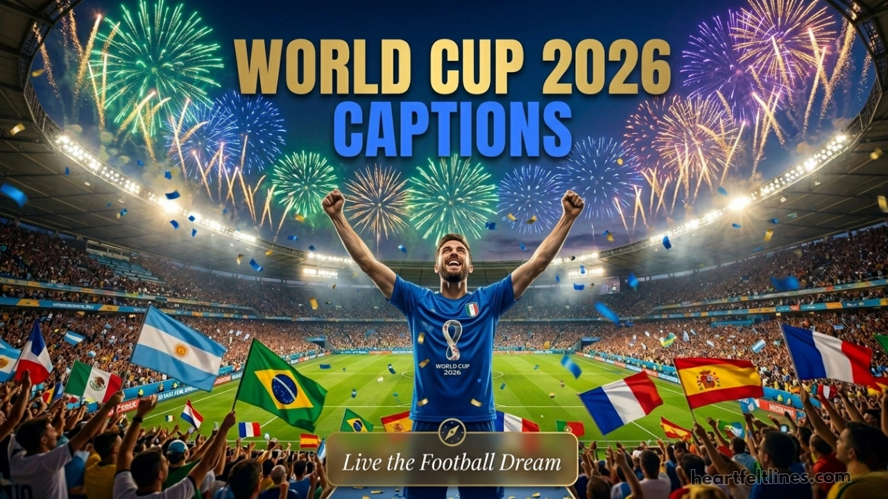 105 Epic World Cup 2026 Instagram Captions for Every Football Lover