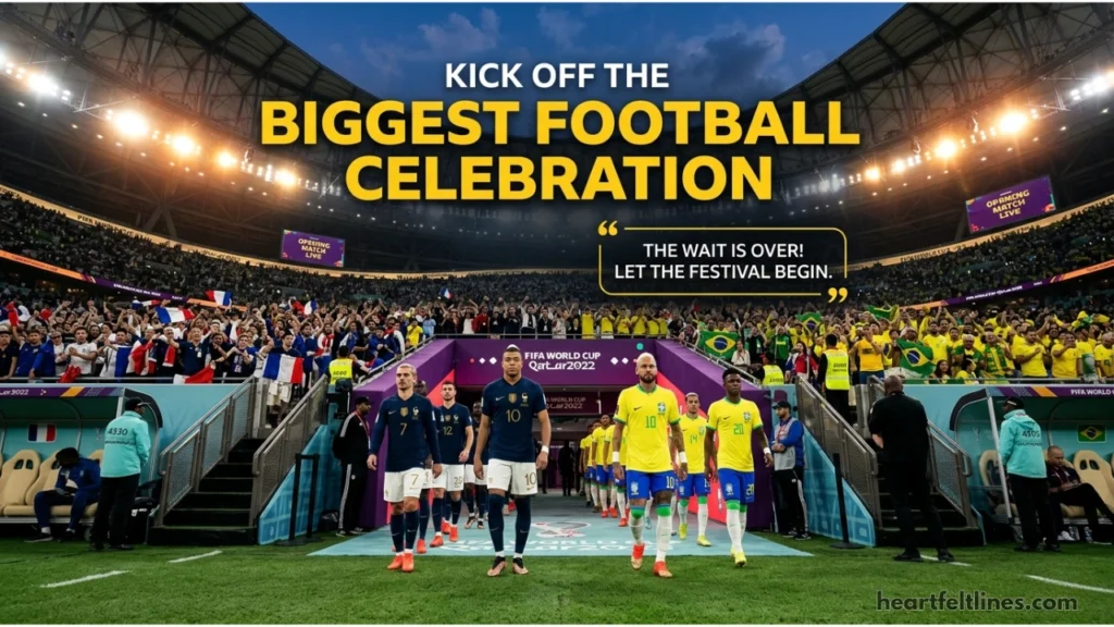 Inspiring World Cup Opening Day Messages for Social Media